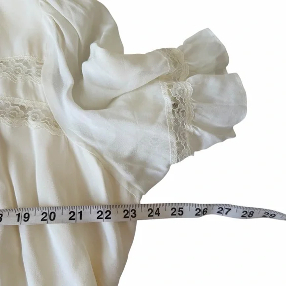 NWT Reformation Woodson Dress Ivory Size 20 New - Picture 8 of 9